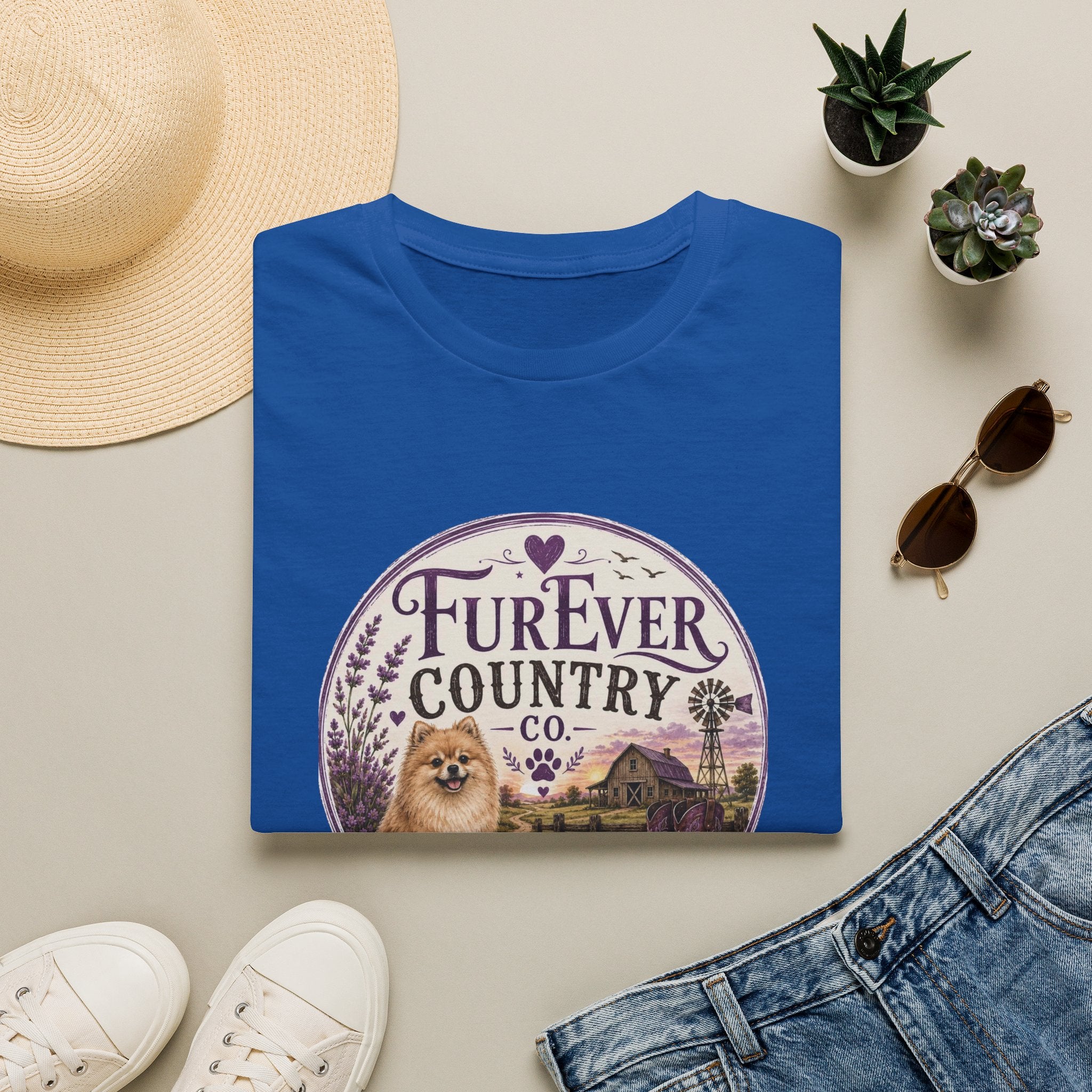 FurEver Country T-Shirt — Cozy Dog & Farm Life Graphic Tee