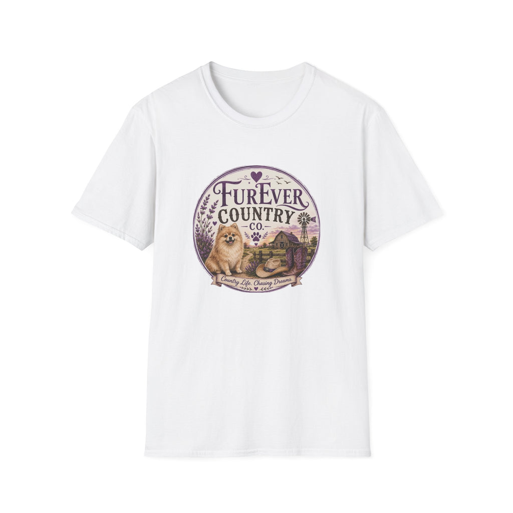 FurEver Country T-Shirt — Cozy Dog & Farm Life Graphic Tee