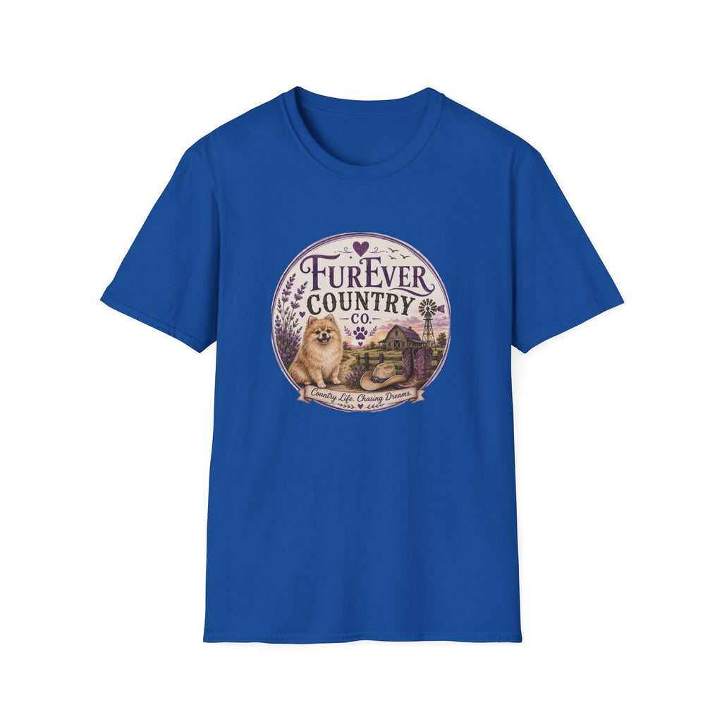 FurEver Country T-Shirt — Cozy Dog & Farm Life Graphic Tee