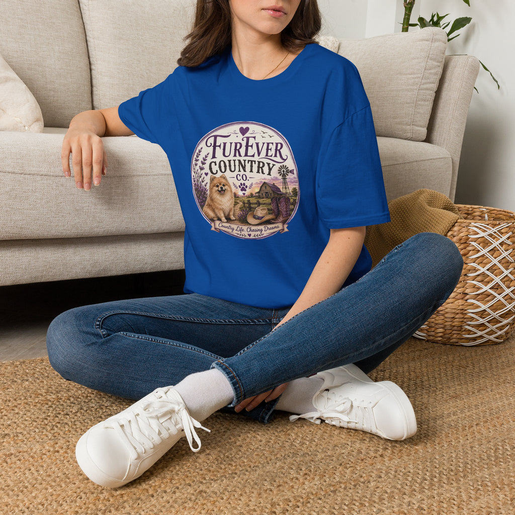 FurEver Country T-Shirt — Cozy Dog & Farm Life Graphic Tee