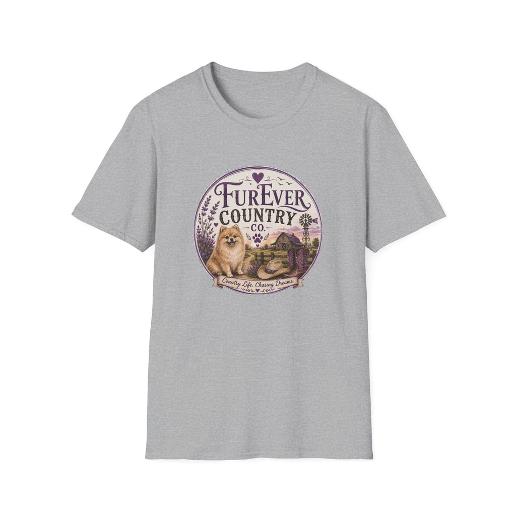 FurEver Country T-Shirt — Cozy Dog & Farm Life Graphic Tee