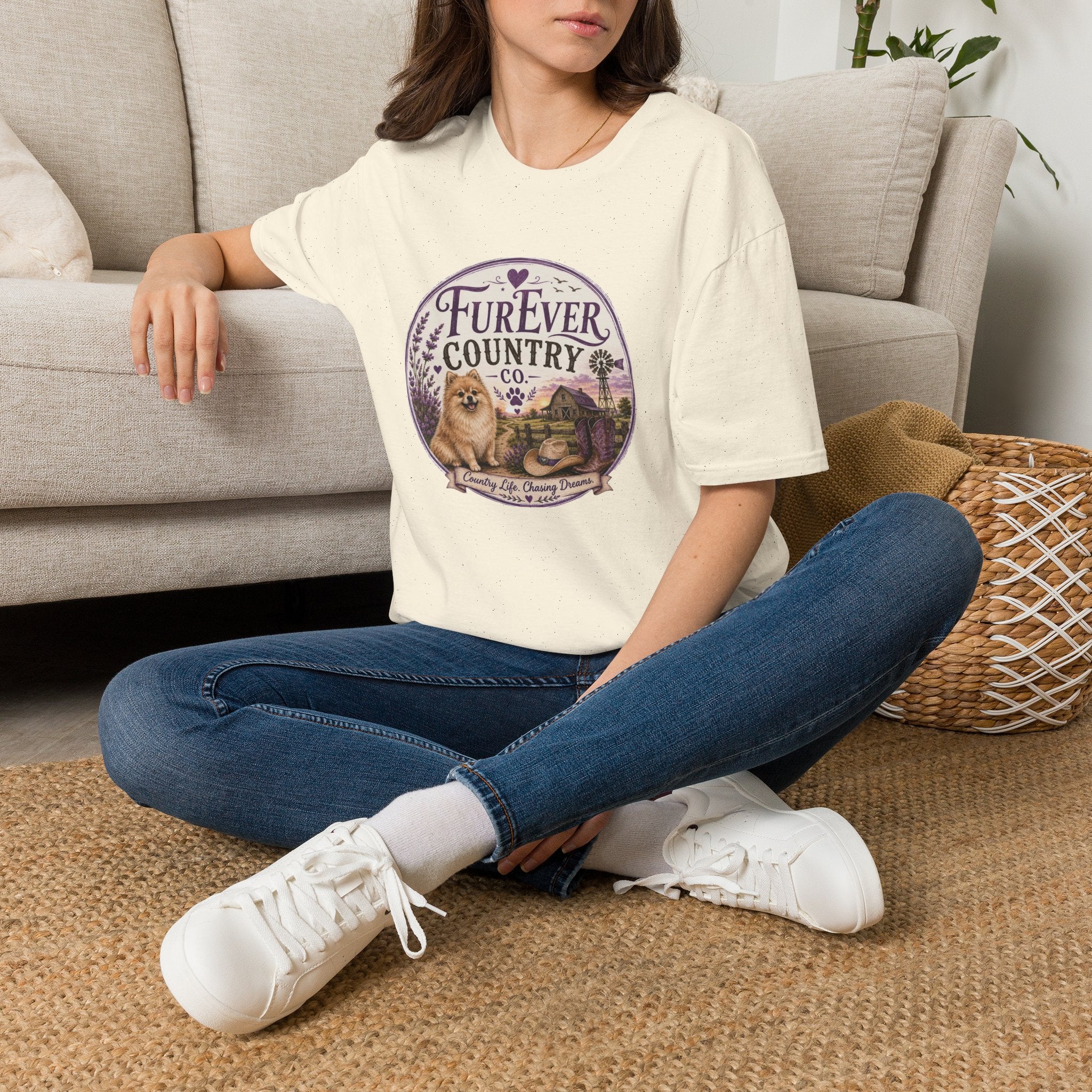 FurEver Country T-Shirt — Cozy Dog & Farm Life Graphic Tee