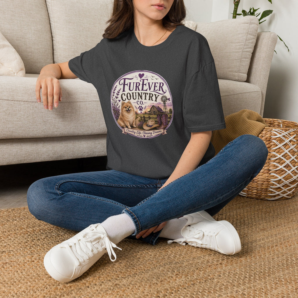FurEver Country T-Shirt — Cozy Dog & Farm Life Graphic Tee