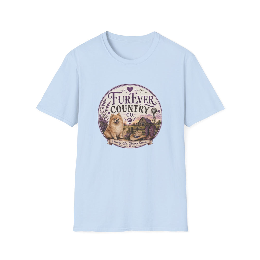 FurEver Country T-Shirt — Cozy Dog & Farm Life Graphic Tee