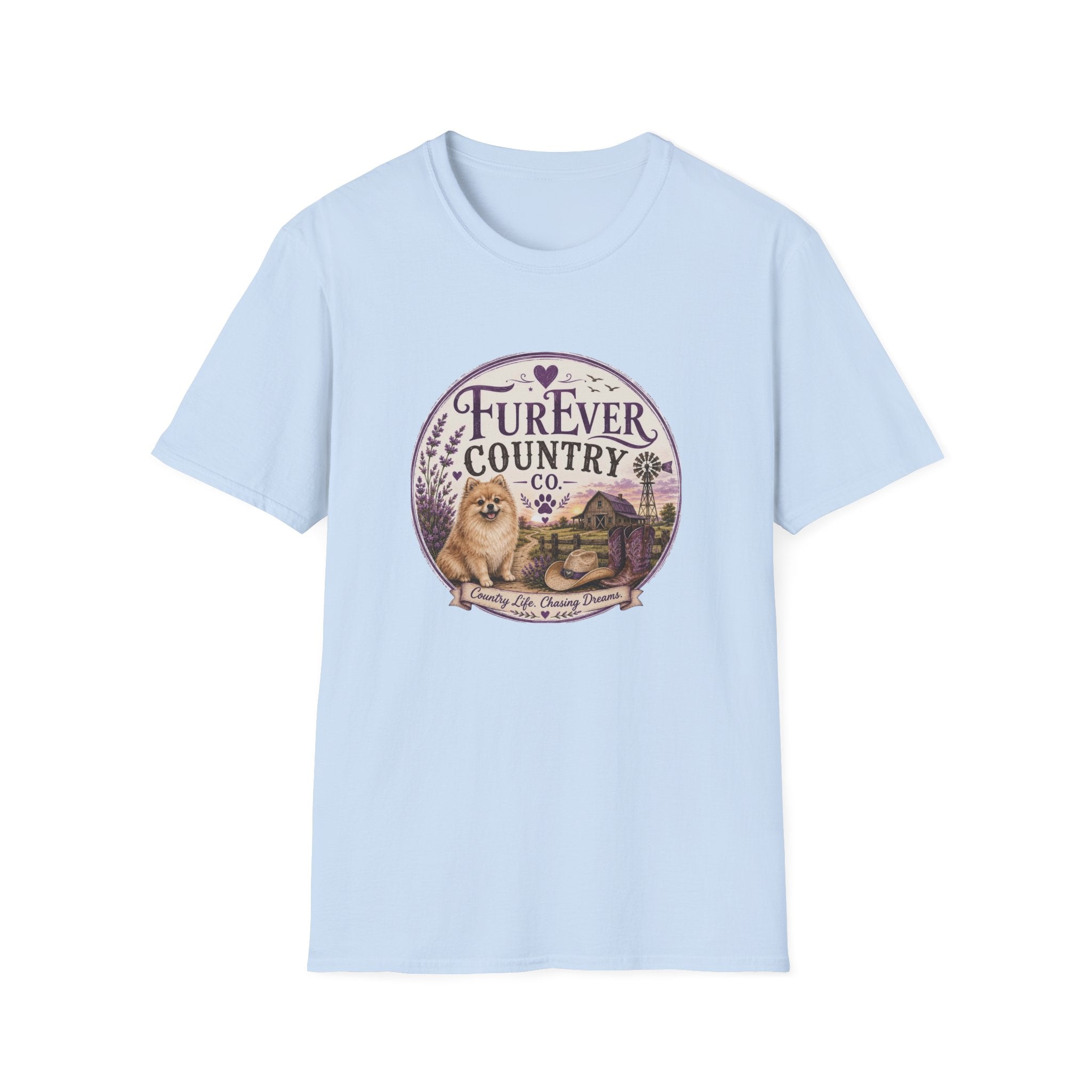 FurEver Country T-Shirt — Cozy Dog & Farm Life Graphic Tee