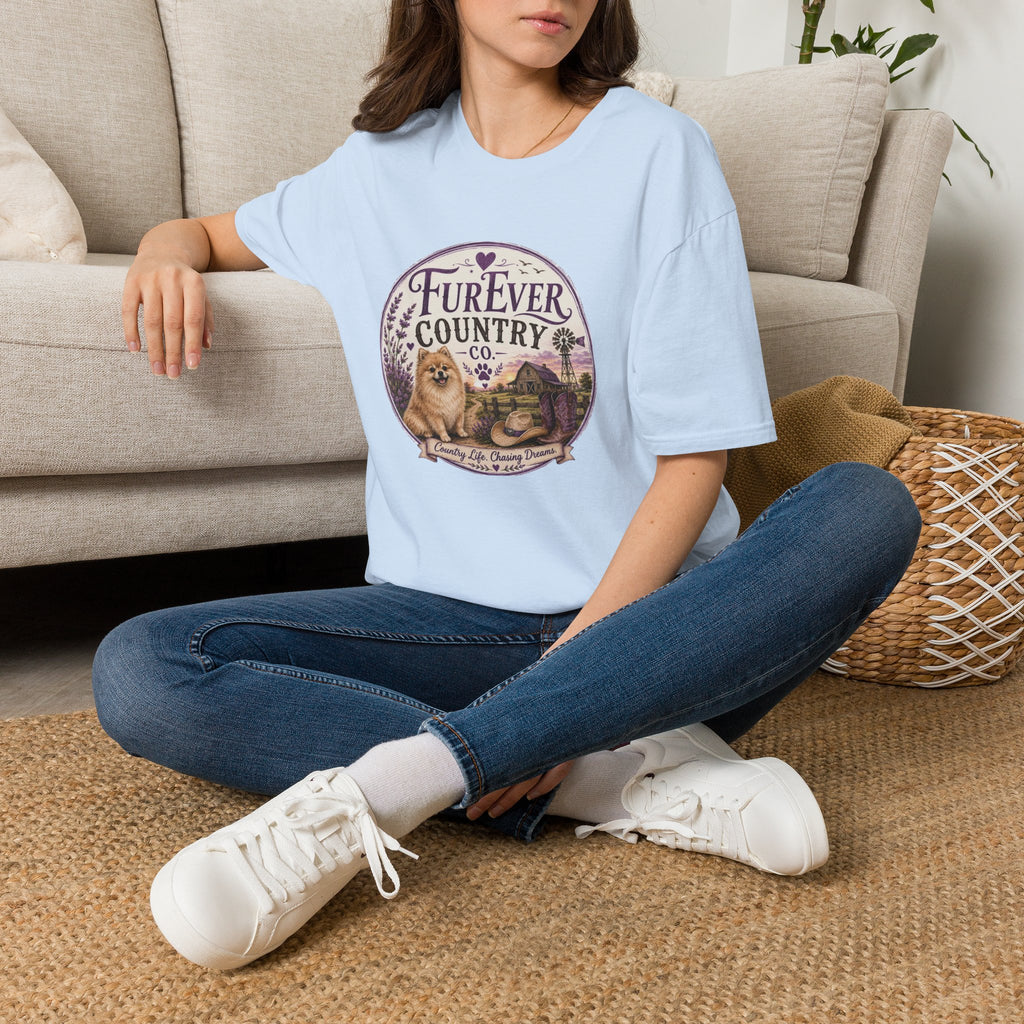 FurEver Country T-Shirt — Cozy Dog & Farm Life Graphic Tee