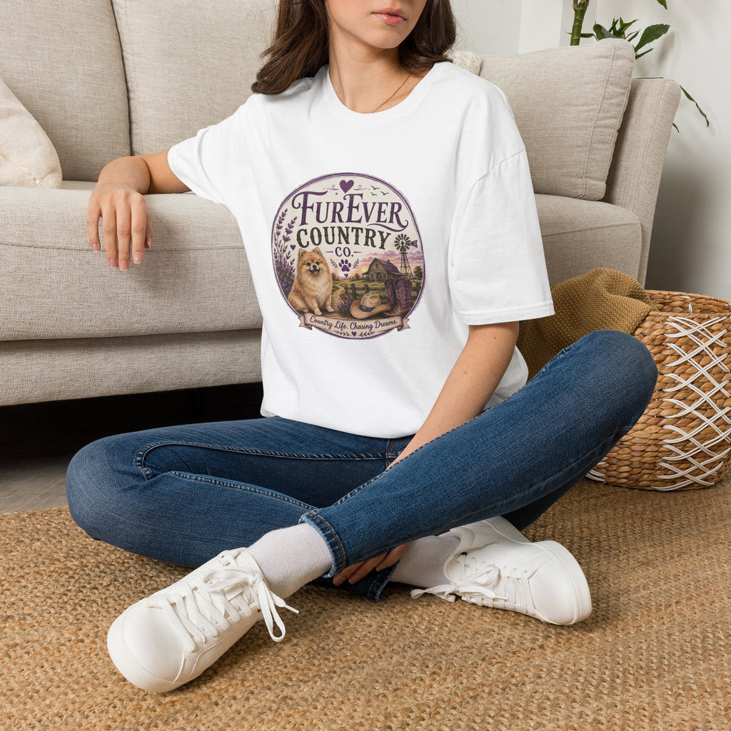 FurEver Country T-Shirt — Cozy Dog & Farm Life Graphic Tee